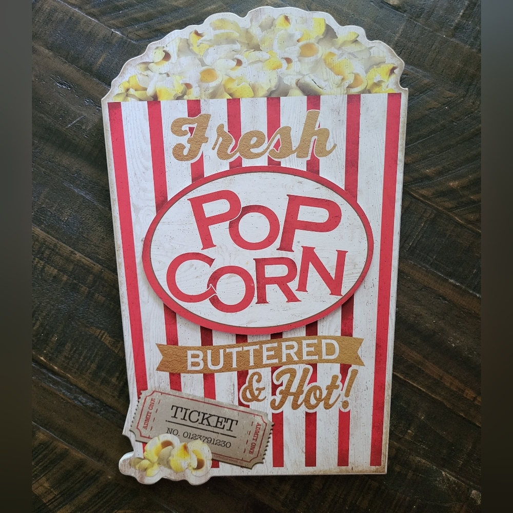 Popcorn sign